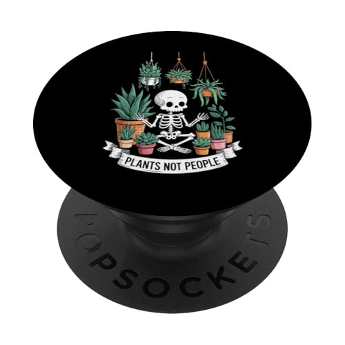 Plants Not People Funny Plant Lover Floral Skeleton Flowers PopSockets Klebender PopGrip Plants Not People Funny Plant Lover Floral Skeleton Flowers PopSockets Klebender PopGrip von Funny Skeleton Botanical Botany Enthusiast