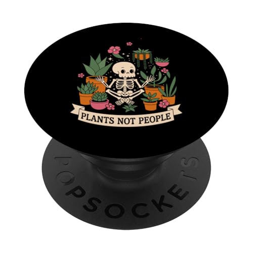 Plants Not People Funny Plant Lover Floral Skeleton Flowers PopSockets Klebender PopGrip Plants Not People Funny Plant Lover Floral Skeleton Flowers PopSockets Klebender PopGrip von Funny Skeleton Botanical Botany Enthusiast