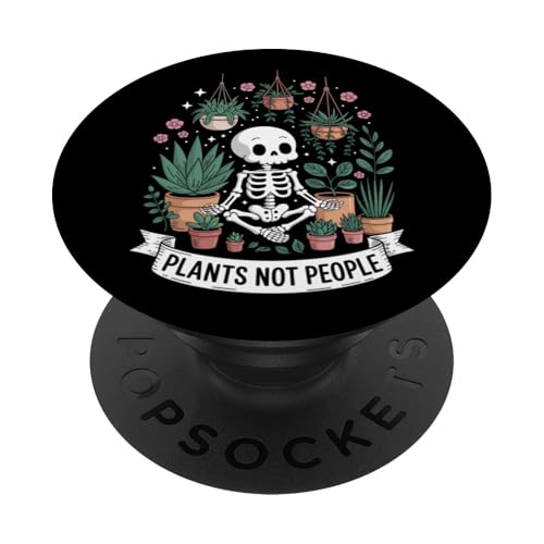 Plants Not People Funny Plant Lover Floral Skeleton Flowers PopSockets Klebender PopGrip Plants Not People Funny Plant Lover Floral Skeleton Flowers PopSockets Klebender PopGrip von Funny Skeleton Botanical Botany Enthusiast