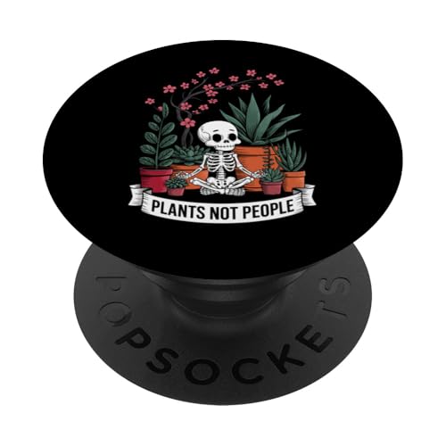 Plants Not People Funny Plant Lover Floral Skeleton Flowers PopSockets Klebender PopGrip Plants Not People Funny Plant Lover Floral Skeleton Flowers PopSockets Klebender PopGrip von Funny Skeleton Botanical Botany Enthusiast