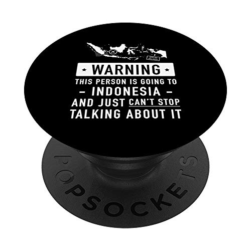 Indonesien, lustiges Reisegeschenk PopSockets mit austauschbarem PopGrip von Funny Small Gifts
