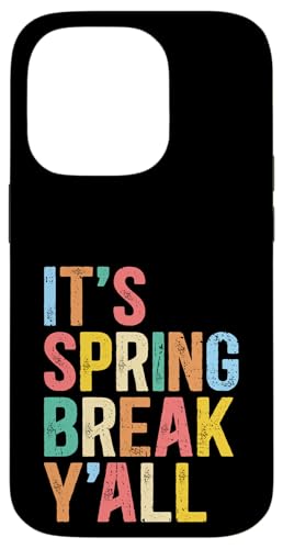 Es ist Spring Break Yall Retro Beach Spring Vacation Hülle für iPhone 14 Pro von Funny Spring Break Apparel