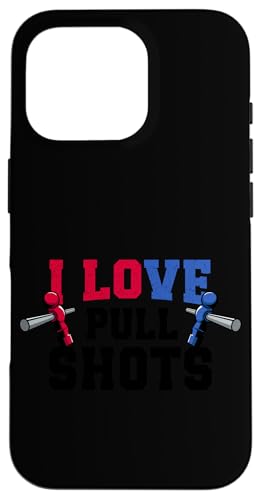 Tischfußball Kicker Witz I Love Pull Shots Hülle für iPhone 16 Pro Tischfußball Kicker Witz I Love Pull Shots Hülle für iPhone 16 Pro von Funny Table Foosball Player Gifts