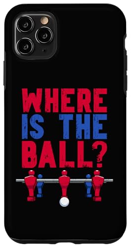 Tischfußball Kicker Witz Wo ist der Ball? Hülle für iPhone 11 Pro Max Tischfußball Kicker Witz Wo ist der Ball? Hülle für iPhone 11 Pro Max von Funny Table Foosball Player Gifts