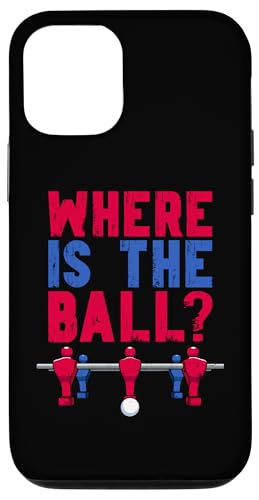 Tischfußball Kicker Witz Wo ist der Ball? Hülle für iPhone 12/12 Pro Tischfußball Kicker Witz Wo ist der Ball? Hülle für iPhone 12/12 Pro von Funny Table Foosball Player Gifts