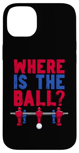 Tischfußball Kicker Witz Wo ist der Ball? Hülle für iPhone 14 Plus Tischfußball Kicker Witz Wo ist der Ball? Hülle für iPhone 14 Plus von Funny Table Foosball Player Gifts