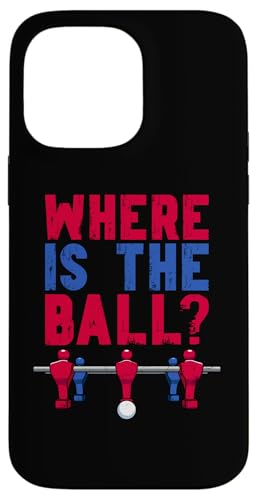Tischfußball Kicker Witz Wo ist der Ball? Hülle für iPhone 14 Pro Max Tischfußball Kicker Witz Wo ist der Ball? Hülle für iPhone 14 Pro Max von Funny Table Foosball Player Gifts