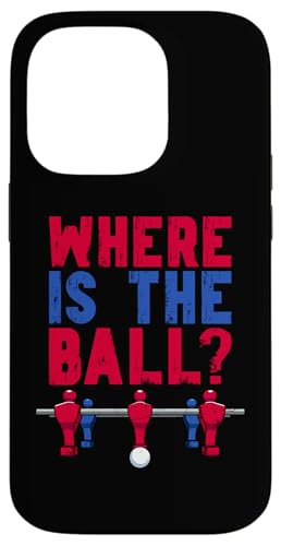Tischfußball Kicker Witz Wo ist der Ball? Hülle für iPhone 14 Pro Tischfußball Kicker Witz Wo ist der Ball? Hülle für iPhone 14 Pro von Funny Table Foosball Player Gifts