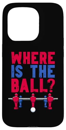 Tischfußball Kicker Witz Wo ist der Ball? Hülle für iPhone 15 Pro Tischfußball Kicker Witz Wo ist der Ball? Hülle für iPhone 15 Pro von Funny Table Foosball Player Gifts