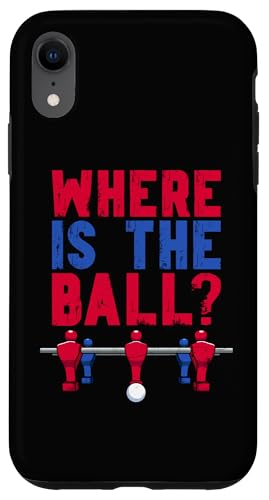 Tischfußball Kicker Witz Wo ist der Ball? Hülle für iPhone XR Tischfußball Kicker Witz Wo ist der Ball? Hülle für iPhone XR von Funny Table Foosball Player Gifts