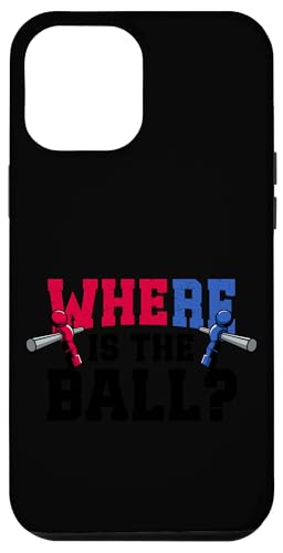 Tischfußballspieler Witz Hülle für iPhone 12 Pro Max von Funny Table Foosball Player Gifts