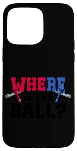 Tischfußballspieler Witz Hülle für iPhone 15 Pro Max Tischfußballspieler Witz Hülle für iPhone 15 Pro Max von Funny Table Foosball Player Gifts
