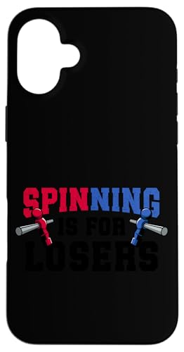 Tischfußballspieler Witz Hülle für iPhone 16 Plus Tischfußballspieler Witz Hülle für iPhone 16 Plus von Funny Table Foosball Player Gifts