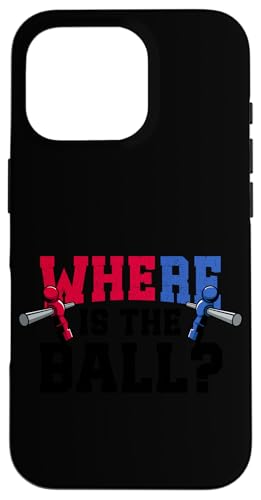 Tischfußballspieler Witz Hülle für iPhone 16 Pro Tischfußballspieler Witz Hülle für iPhone 16 Pro von Funny Table Foosball Player Gifts