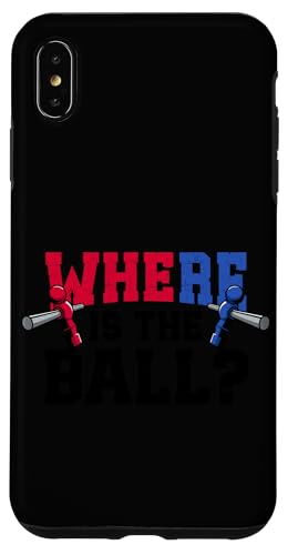 Tischfußballspieler Witz Hülle für iPhone XS Max Tischfußballspieler Witz Hülle für iPhone XS Max von Funny Table Foosball Player Gifts