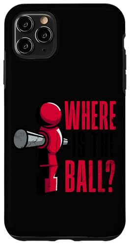Tischfußballspieler Witz Wo ist der Ball Hülle für iPhone 11 Pro Max Tischfußballspieler Witz Wo ist der Ball Hülle für iPhone 11 Pro Max von Funny Table Foosball Player Gifts