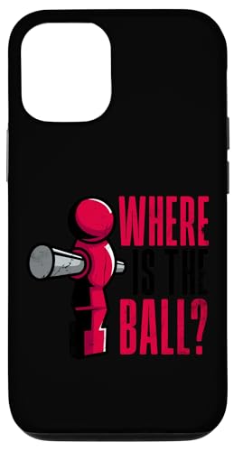 Tischfußballspieler Witz Wo ist der Ball Hülle für iPhone 12/12 Pro Tischfußballspieler Witz Wo ist der Ball Hülle für iPhone 12/12 Pro von Funny Table Foosball Player Gifts