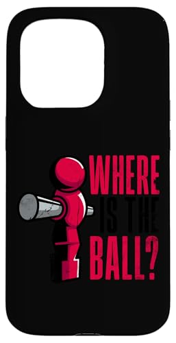 Tischfußballspieler Witz Wo ist der Ball Hülle für iPhone 15 Pro Tischfußballspieler Witz Wo ist der Ball Hülle für iPhone 15 Pro von Funny Table Foosball Player Gifts