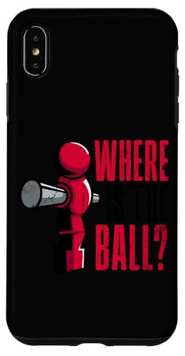 Tischfußballspieler Witz Wo ist der Ball Hülle für iPhone XS Max Tischfußballspieler Witz Wo ist der Ball Hülle für iPhone XS Max von Funny Table Foosball Player Gifts