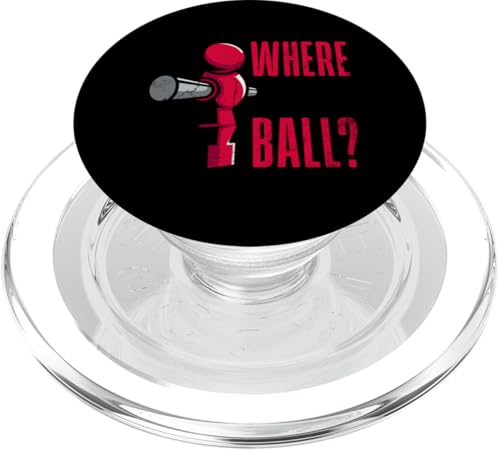 Tischfußballspieler Witz Wo ist der Ball PopSockets PopGrip für MagSafe von Funny Table Foosball Player Gifts