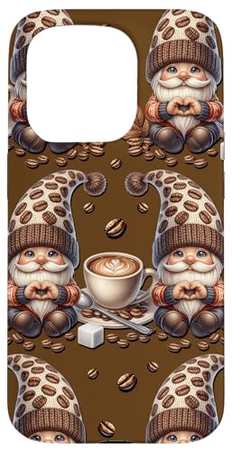 Brown Coffee Accessories For Women Mama Who Needs Coffee Hülle für iPhone 15 Pro von Funny Teacher Gnome Coffee Gifts For Coffee Lovers