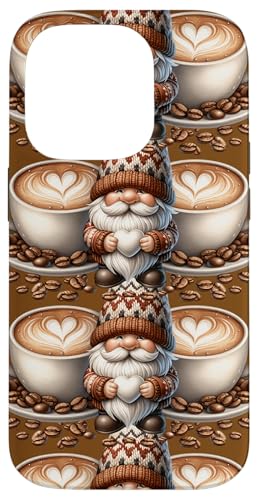 Brown Coffee Must Haves For Women Gnome Lover And Barista Hülle für iPhone 14 Pro von Funny Teacher Gnome Coffee Gifts For Coffee Lovers