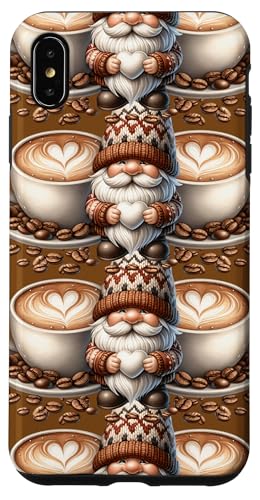 Brown Coffee Must Haves For Women Gnome Lover And Barista Hülle für iPhone XS Max von Funny Teacher Gnome Coffee Gifts For Coffee Lovers