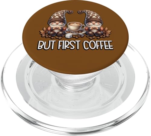 But First Coffee Funny Sayings For Gnome Lover And Barista PopSockets PopGrip für MagSafe But First Coffee Funny Sayings For Gnome Lover And Barista PopSockets PopGrip für MagSafe von Funny Teacher Gnome Coffee Gifts For Coffee Lovers