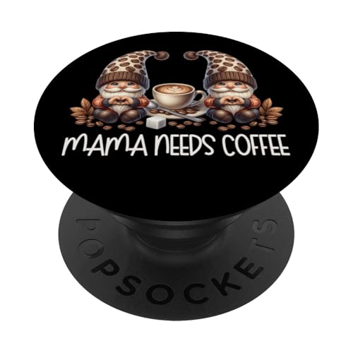 Coffee Gnome For Women And Coffee Mom Mama Needs Coffee PopSockets Klebender PopGrip Coffee Gnome For Women And Coffee Mom Mama Needs Coffee PopSockets Klebender PopGrip von Funny Teacher Gnome Coffee Gifts For Coffee Lovers