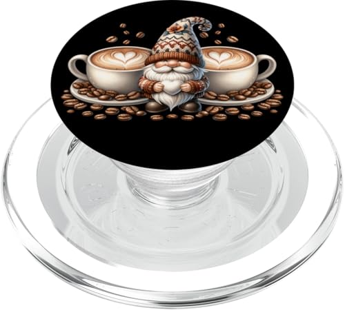 Cute Coffee Accessories For Women And Men Who Loves Coffee PopSockets PopGrip für MagSafe Cute Coffee Accessories For Women And Men Who Loves Coffee PopSockets PopGrip für MagSafe von Funny Teacher Gnome Coffee Gifts For Coffee Lovers