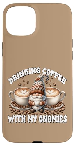 Drinking Coffee Saying For Coffee Lover Cute Garden Gnome Hülle für iPhone 15 Plus Drinking Coffee Saying For Coffee Lover Cute Garden Gnome Hülle für iPhone 15 Plus von Funny Teacher Gnome Coffee Gifts For Coffee Lovers