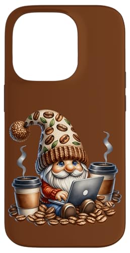 Funny Coffee Addict Gnome Grandpa Graphic For Workaholics Hülle für iPhone 14 Pro von Funny Teacher Gnome Coffee Gifts For Coffee Lovers