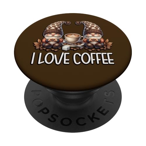 I Love Coffee Gnome Graphic For Teacher Dad And Coffee Mom PopSockets Klebender PopGrip I Love Coffee Gnome Graphic For Teacher Dad And Coffee Mom PopSockets Klebender PopGrip von Funny Teacher Gnome Coffee Gifts For Coffee Lovers