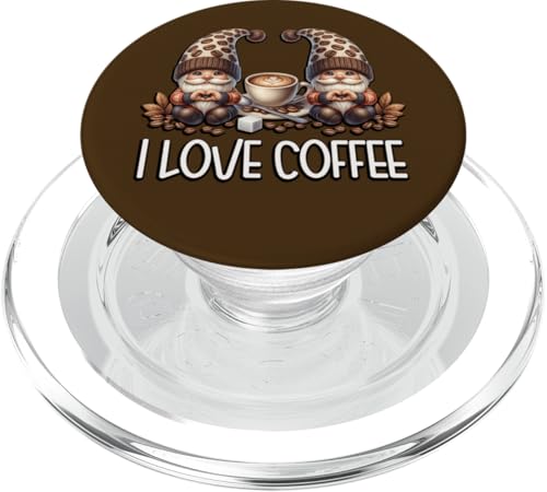 I Love Coffee Gnome Graphic For Teacher Dad And Coffee Mom PopSockets PopGrip für MagSafe I Love Coffee Gnome Graphic For Teacher Dad And Coffee Mom PopSockets PopGrip für MagSafe von Funny Teacher Gnome Coffee Gifts For Coffee Lovers