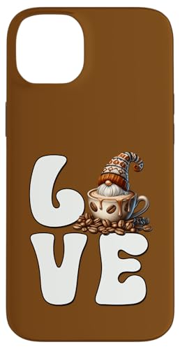 Love Coffee Graphic For Gnome Lover Women Men Funny Barista Hülle für iPhone 14 Plus von Funny Teacher Gnome Coffee Gifts For Coffee Lovers