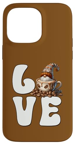 Love Coffee Graphic For Gnome Lover Women Men Funny Barista Hülle für iPhone 14 Pro Max von Funny Teacher Gnome Coffee Gifts For Coffee Lovers