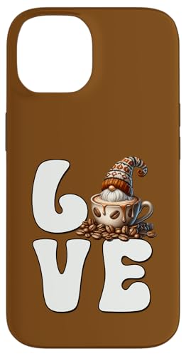 Love Coffee Graphic For Gnome Lover Women Men Funny Barista Hülle für iPhone 14 von Funny Teacher Gnome Coffee Gifts For Coffee Lovers