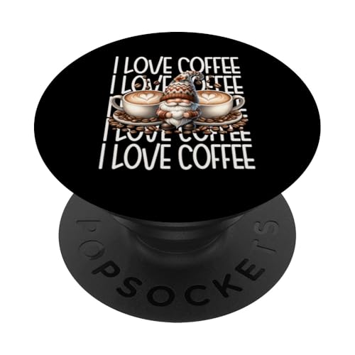 Retro Gnome Graphic For Barista I Love Coffee Coffee Coffee PopSockets Klebender PopGrip Retro Gnome Graphic For Barista I Love Coffee Coffee Coffee PopSockets Klebender PopGrip von Funny Teacher Gnome Coffee Gifts For Coffee Lovers
