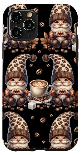 Teacher Coffee Graphic For Women And Men Funny Barista Gnome Hülle für iPhone 11 Pro von Funny Teacher Gnome Coffee Gifts For Coffee Lovers