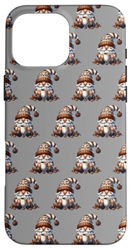 Unique Coffee Drinker Gnome Graphic For Women And Coffee Mom Hülle für iPhone 16 Pro Max von Funny Teacher Gnome Coffee Gifts For Coffee Lovers