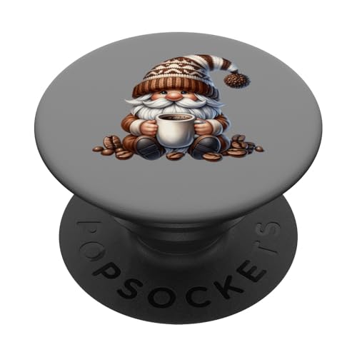 Unique Coffee Drinker Gnome Graphic For Women And Coffee Mom PopSockets Klebender PopGrip Unique Coffee Drinker Gnome Graphic For Women And Coffee Mom PopSockets Klebender PopGrip von Funny Teacher Gnome Coffee Gifts For Coffee Lovers