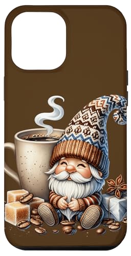 Winter Gnome Dad With Biggest Coffee Mug For Christmas Hülle für iPhone 12 Pro Max von Funny Teacher Gnome Coffee Gifts For Coffee Lovers