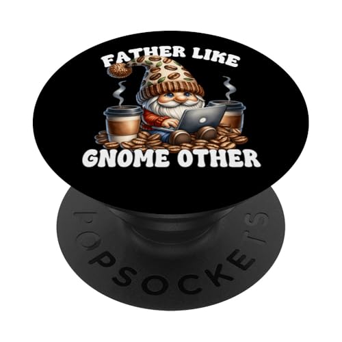 Workaholic Gnome Dad Saying With Coffee Mugs For Fathers Day PopSockets Klebender PopGrip Workaholic Gnome Dad Saying With Coffee Mugs For Fathers Day PopSockets Klebender PopGrip von Funny Teacher Gnome Coffee Gifts For Coffee Lovers