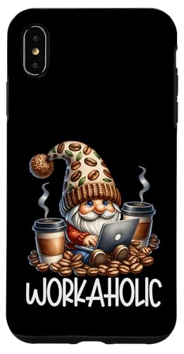 Workaholic Gnome For Coworkers Who Loves Drinking Coffee Hülle für iPhone XS Max von Funny Teacher Gnome Coffee Gifts For Coffee Lovers