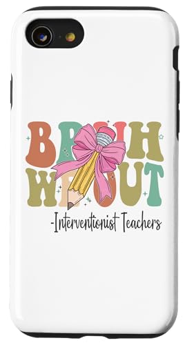 Bruh, wir haben am letzten Schultag interventionistische Lehrer rausgebracht Hülle für iPhone SE (2020) / 7 / 8 von Funny Teachers Groovy Apparel Co.