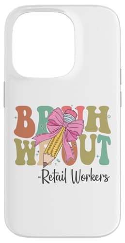 Bruh We Out Einzelhandelsangestellte am letzten Schultag Coquette Bow Hülle für iPhone 14 Pro Bruh We Out Einzelhandelsangestellte am letzten Schultag Coquette Bow Hülle für iPhone 14 Pro von Funny Teachers Groovy Apparel Co.