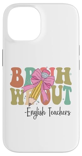 Bruh We Out Englischlehrer am letzten Schultag Coquette Bow Hülle für iPhone 14 Bruh We Out Englischlehrer am letzten Schultag Coquette Bow Hülle für iPhone 14 von Funny Teachers Groovy Apparel Co.