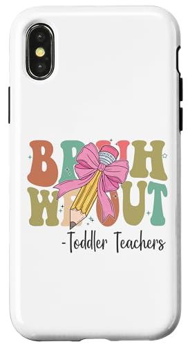 Bruh We Out Kleinkind Lehrer Last Day of School Kokette Schleife Hülle für iPhone X/XS Bruh We Out Kleinkind Lehrer Last Day of School Kokette Schleife Hülle für iPhone X/XS von Funny Teachers Groovy Apparel Co.