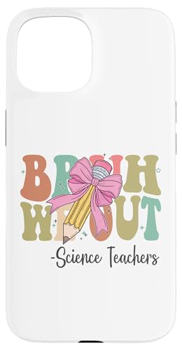 Bruh We Out Naturwissenschaftslehrer am letzten Schultag Coquette Bow Hülle für iPhone 15 Bruh We Out Naturwissenschaftslehrer am letzten Schultag Coquette Bow Hülle für iPhone 15 von Funny Teachers Groovy Apparel Co.