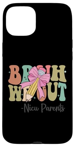 Bruh We Out Nicu Eltern Letzter Schultag Coquette Bow Hülle für iPhone 15 Plus Bruh We Out Nicu Eltern Letzter Schultag Coquette Bow Hülle für iPhone 15 Plus von Funny Teachers Groovy Apparel Co.
